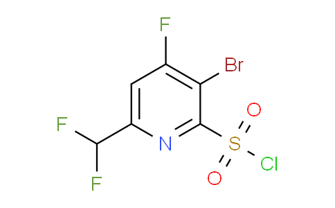 AM126215 | 1805411-06-6 | 3-Bromo-6-(difluoromethyl)-4-fluoropyridine-2-sulfonyl chloride