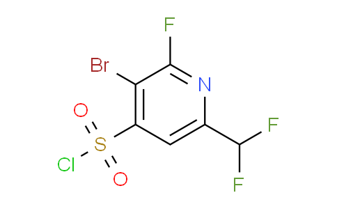 AM126216 | 1806830-62-5 | 3-Bromo-6-(difluoromethyl)-2-fluoropyridine-4-sulfonyl chloride