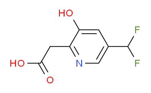 AM12622 | 1806052-65-2 | 5-(Difluoromethyl)-3-hydroxypyridine-2-acetic acid