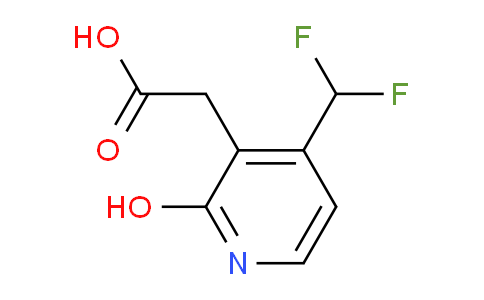 4-(Difluoromethyl)-2-hydroxypyridine-3-acetic acid