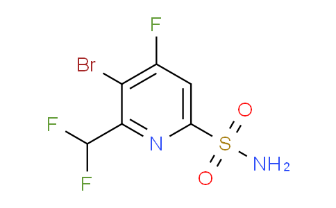 AM126235 | 1805411-29-3 | 3-Bromo-2-(difluoromethyl)-4-fluoropyridine-6-sulfonamide