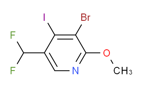 AM126238 | 1804667-78-4 | 3-Bromo-5-(difluoromethyl)-4-iodo-2-methoxypyridine
