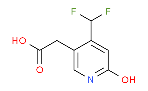 4-(Difluoromethyl)-2-hydroxypyridine-5-acetic acid