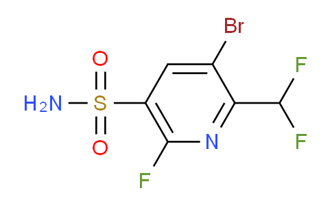 AM126240 | 1805370-01-7 | 3-Bromo-2-(difluoromethyl)-6-fluoropyridine-5-sulfonamide