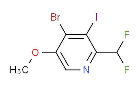 AM126241 | 1806870-56-3 | 4-Bromo-2-(difluoromethyl)-3-iodo-5-methoxypyridine