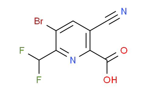 AM126247 | 1804640-13-8 | 3-Bromo-5-cyano-2-(difluoromethyl)pyridine-6-carboxylic acid