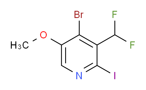 AM126248 | 1805369-68-9 | 4-Bromo-3-(difluoromethyl)-2-iodo-5-methoxypyridine