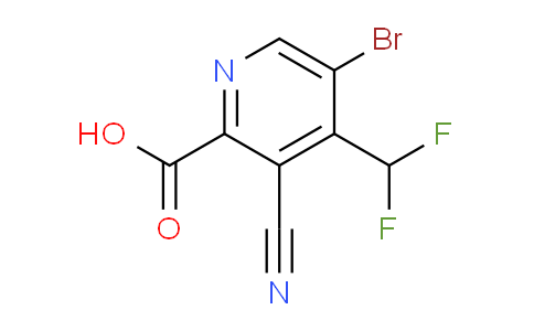 AM126249 | 1806829-89-9 | 5-Bromo-3-cyano-4-(difluoromethyl)pyridine-2-carboxylic acid