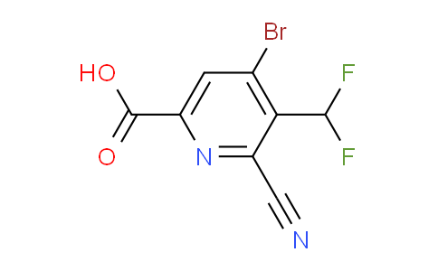 AM126253 | 1806829-99-1 | 4-Bromo-2-cyano-3-(difluoromethyl)pyridine-6-carboxylic acid