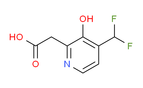 AM12626 | 1805038-74-7 | 4-(Difluoromethyl)-3-hydroxypyridine-2-acetic acid