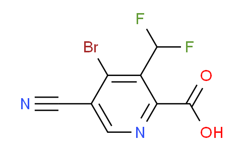 AM126260 | 1805431-48-4 | 4-Bromo-5-cyano-3-(difluoromethyl)pyridine-2-carboxylic acid
