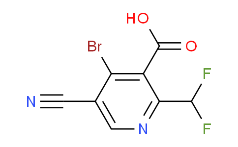 AM126262 | 1804640-28-5 | 4-Bromo-5-cyano-2-(difluoromethyl)pyridine-3-carboxylic acid