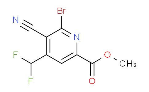 Methyl 2-bromo-3-cyano-4-(difluoromethyl)pyridine-6-carboxylate