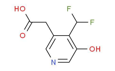4-(Difluoromethyl)-3-hydroxypyridine-5-acetic acid