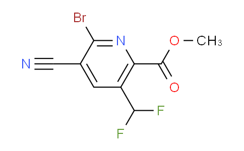 Methyl 2-bromo-3-cyano-5-(difluoromethyl)pyridine-6-carboxylate