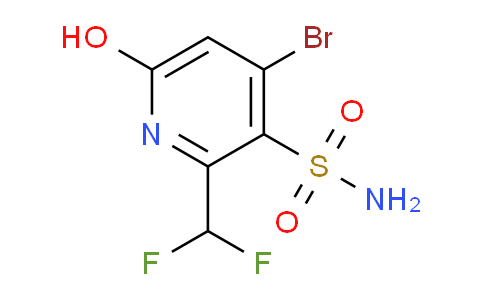 4-Bromo-2-(difluoromethyl)-6-hydroxypyridine-3-sulfonamide