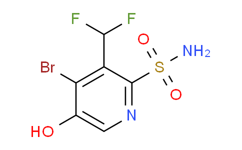 4-Bromo-3-(difluoromethyl)-5-hydroxypyridine-2-sulfonamide
