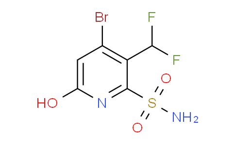 4-Bromo-3-(difluoromethyl)-6-hydroxypyridine-2-sulfonamide