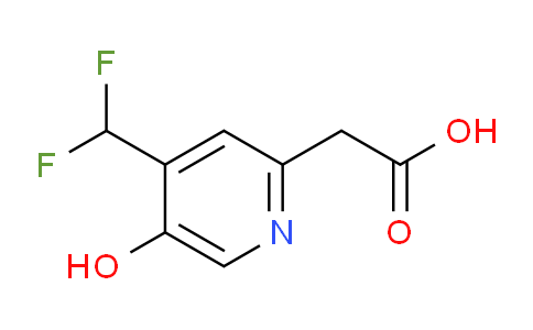 AM12628 | 1806778-63-1 | 4-(Difluoromethyl)-5-hydroxypyridine-2-acetic acid