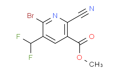 AM126283 | 1804632-57-2 | Methyl 2-bromo-6-cyano-3-(difluoromethyl)pyridine-5-carboxylate