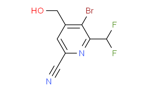 AM126290 | 1804658-64-7 | 3-Bromo-6-cyano-2-(difluoromethyl)pyridine-4-methanol
