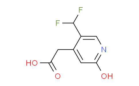 AM12630 | 1805321-71-4 | 5-(Difluoromethyl)-2-hydroxypyridine-4-acetic acid