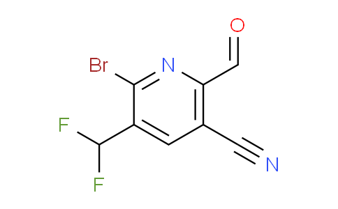 AM126302 | 1805387-27-2 | 2-Bromo-5-cyano-3-(difluoromethyl)pyridine-6-carboxaldehyde