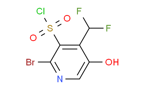 AM126305 | 1804888-82-1 | 2-Bromo-4-(difluoromethyl)-5-hydroxypyridine-3-sulfonyl chloride