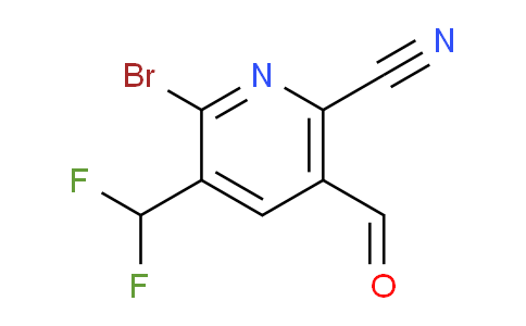 AM126308 | 1804639-83-5 | 2-Bromo-6-cyano-3-(difluoromethyl)pyridine-5-carboxaldehyde