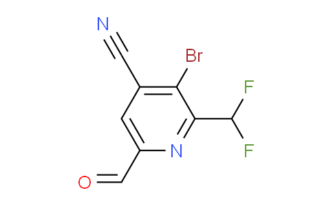 AM126317 | 1806998-60-6 | 3-Bromo-4-cyano-2-(difluoromethyl)pyridine-6-carboxaldehyde