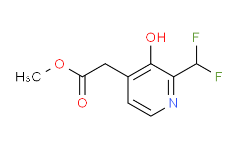 Methyl 2-(difluoromethyl)-3-hydroxypyridine-4-acetate