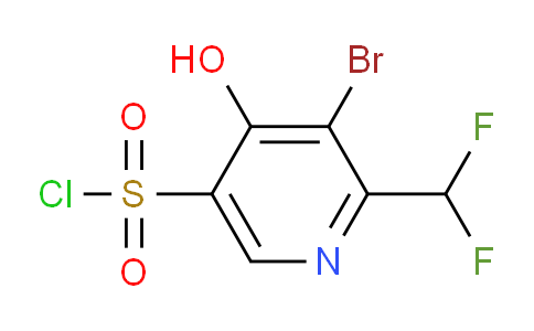 3-Bromo-2-(difluoromethyl)-4-hydroxypyridine-5-sulfonyl chloride