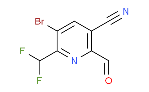 AM126323 | 1806998-85-5 | 3-Bromo-5-cyano-2-(difluoromethyl)pyridine-6-carboxaldehyde