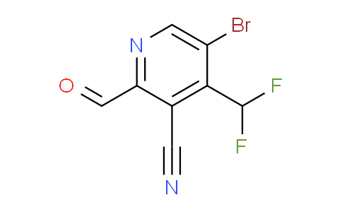 5-Bromo-3-cyano-4-(difluoromethyl)pyridine-2-carboxaldehyde
