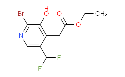 AM126337 | 1806874-89-4 | Ethyl 2-bromo-5-(difluoromethyl)-3-hydroxypyridine-4-acetate
