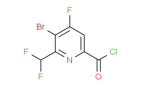 AM126347 | 1806065-11-1 | 3-Bromo-2-(difluoromethyl)-4-fluoropyridine-6-carbonyl chloride