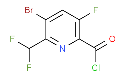 AM126348 | 1806064-60-7 | 3-Bromo-2-(difluoromethyl)-5-fluoropyridine-6-carbonyl chloride
