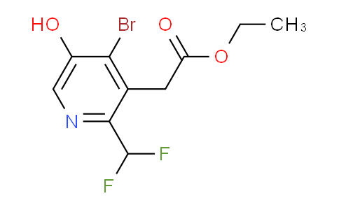 AM126362 | 1805342-10-2 | Ethyl 4-bromo-2-(difluoromethyl)-5-hydroxypyridine-3-acetate