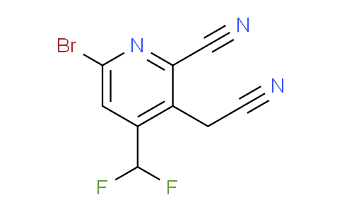 AM126365 | 1804462-84-7 | 6-Bromo-2-cyano-4-(difluoromethyl)pyridine-3-acetonitrile