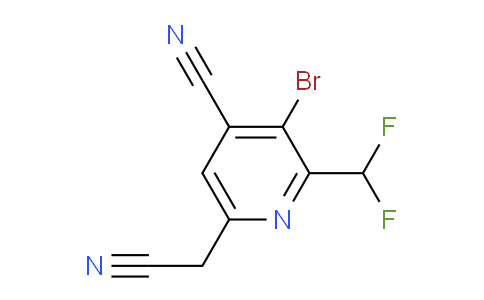 AM126372 | 1805342-06-6 | 3-Bromo-4-cyano-2-(difluoromethyl)pyridine-6-acetonitrile