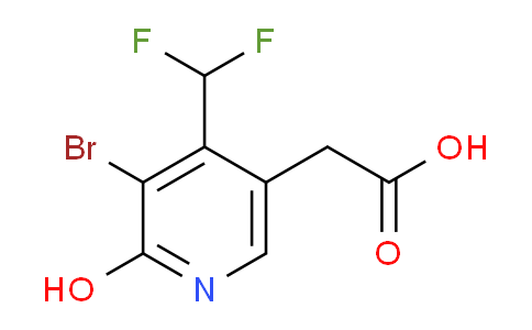 AM126374 | 1805349-32-9 | 3-Bromo-4-(difluoromethyl)-2-hydroxypyridine-5-acetic acid