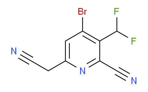 AM126383 | 1806997-36-3 | 4-Bromo-2-cyano-3-(difluoromethyl)pyridine-6-acetonitrile