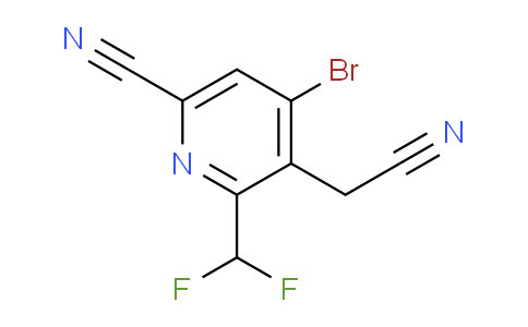 AM126385 | 1806052-64-1 | 4-Bromo-6-cyano-2-(difluoromethyl)pyridine-3-acetonitrile