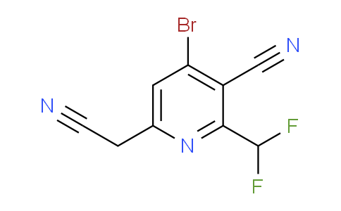 AM126387 | 1806052-76-5 | 4-Bromo-3-cyano-2-(difluoromethyl)pyridine-6-acetonitrile