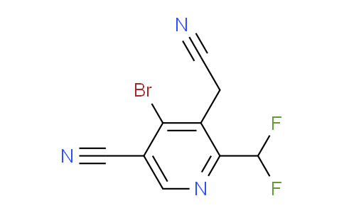AM126390 | 1806052-83-4 | 4-Bromo-5-cyano-2-(difluoromethyl)pyridine-3-acetonitrile