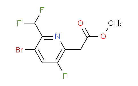 AM126401 | 1806062-49-6 | Methyl 3-bromo-2-(difluoromethyl)-5-fluoropyridine-6-acetate