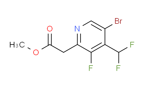 Methyl 5-bromo-4-(difluoromethyl)-3-fluoropyridine-2-acetate