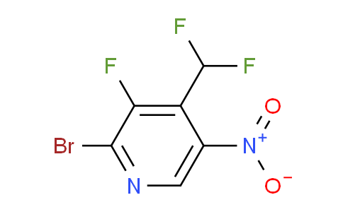 AM126415 | 1805335-64-1 | 2-Bromo-4-(difluoromethyl)-3-fluoro-5-nitropyridine