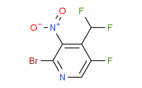 AM126417 | 1806829-57-1 | 2-Bromo-4-(difluoromethyl)-5-fluoro-3-nitropyridine
