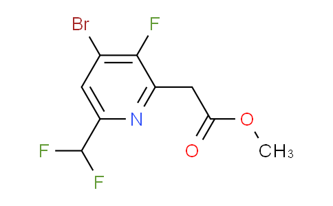 AM126420 | 1805242-91-4 | Methyl 4-bromo-6-(difluoromethyl)-3-fluoropyridine-2-acetate